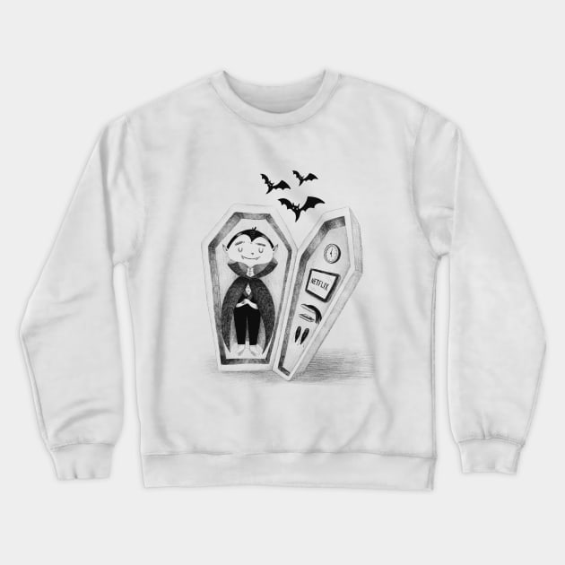 Sweet Dreams Crewneck Sweatshirt by Gummy Illustrations